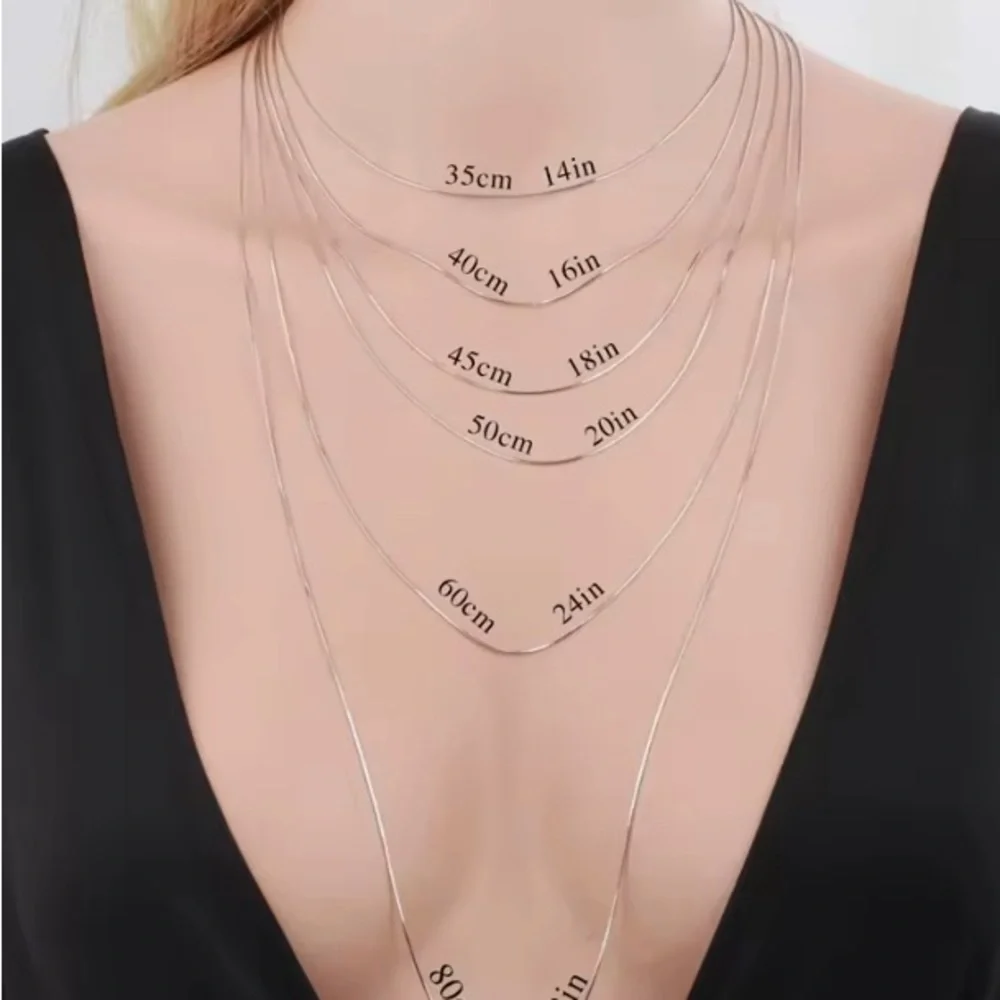 New .925 Sterling Fringe Necklace